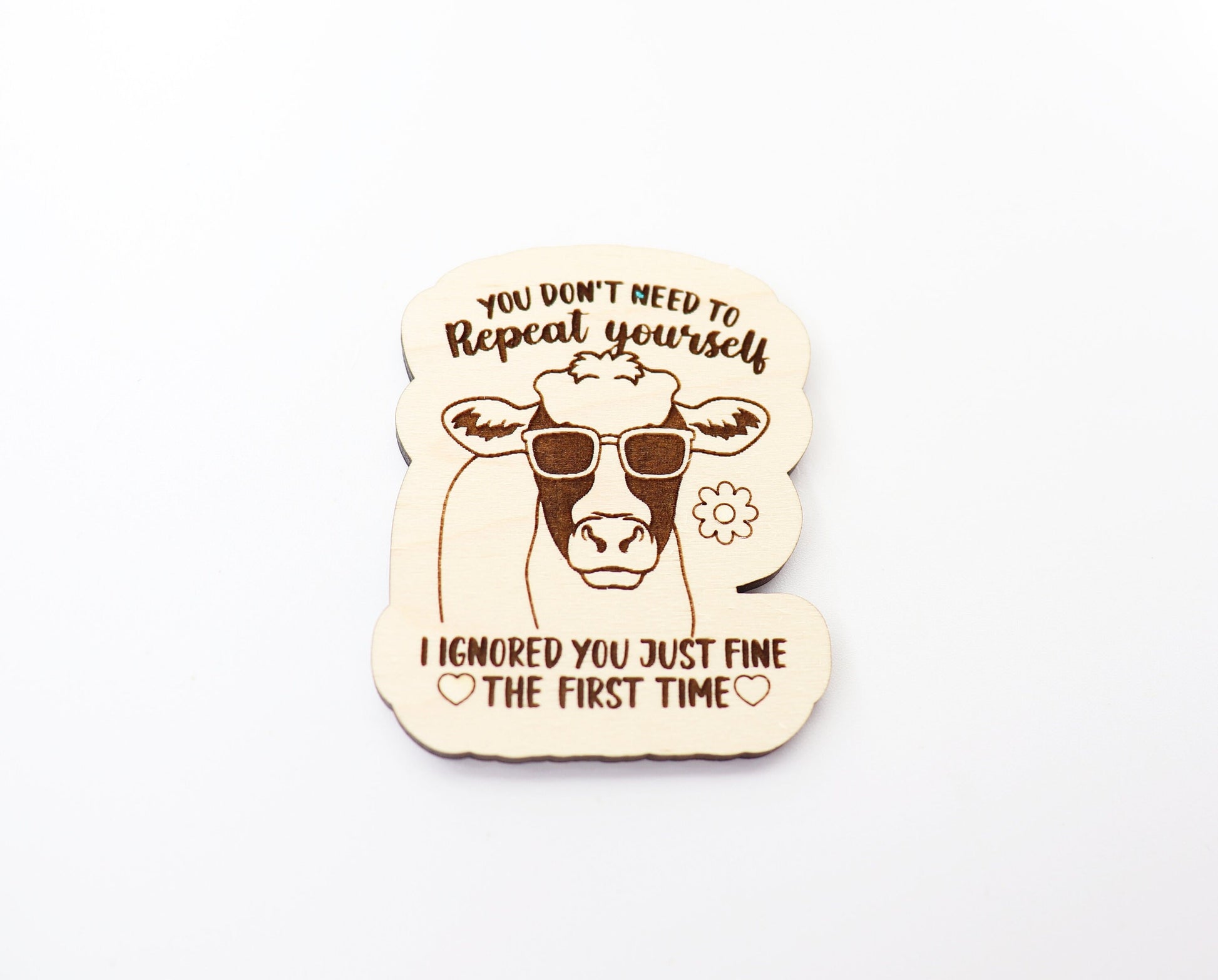 Funny cow Magnet blanks, DIY magnet, wood blanks