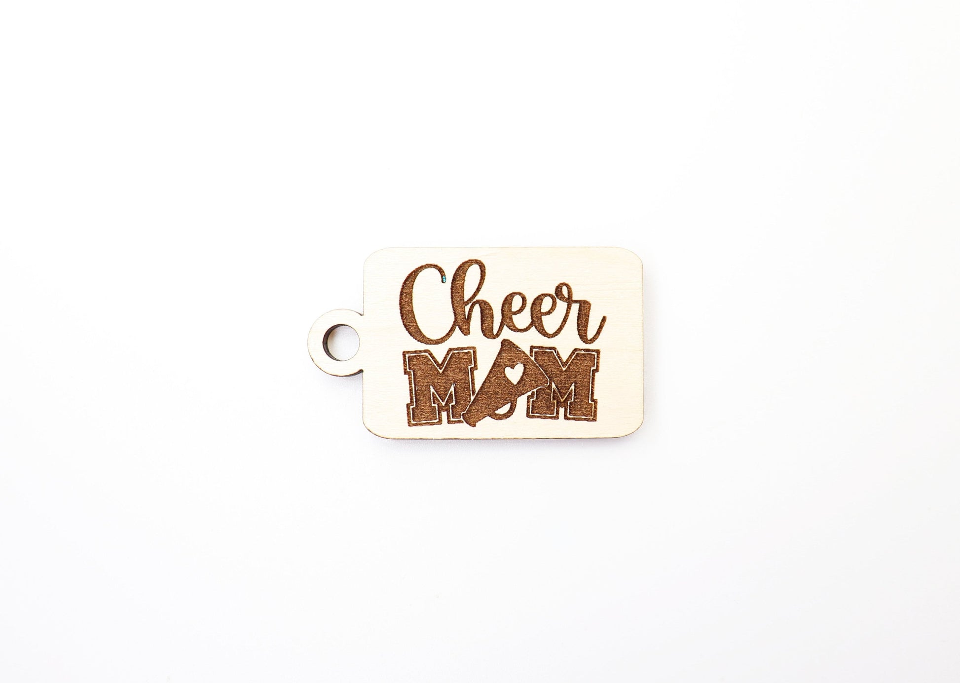 Cheer mom keychain blanks, wood blanks