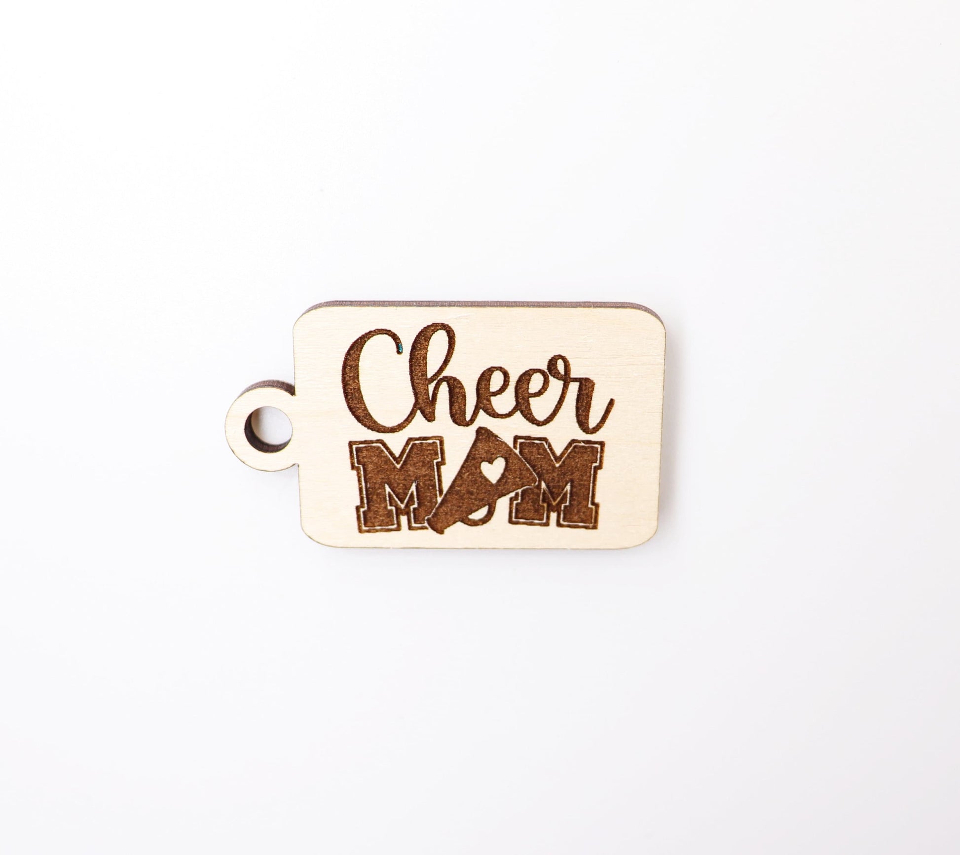 Cheer mom keychain blanks, wood blanks