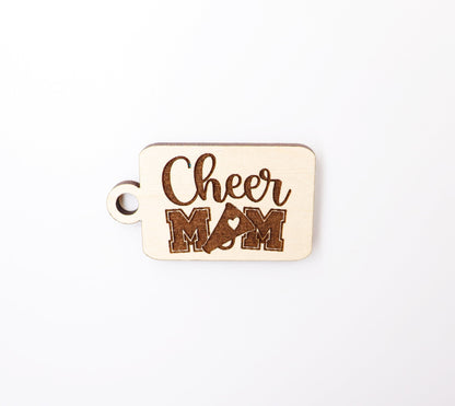 Cheer mom keychain blanks, wood blanks