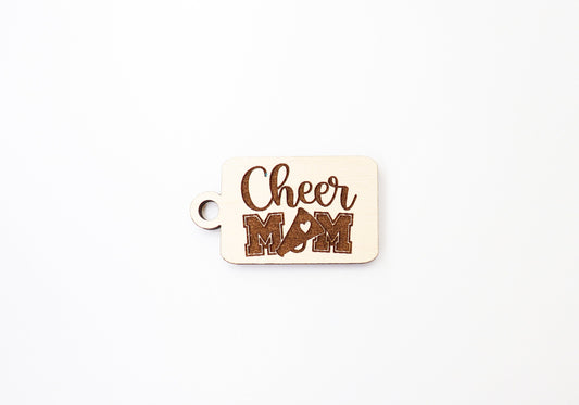 Cheer mom keychain blanks, wood blanks