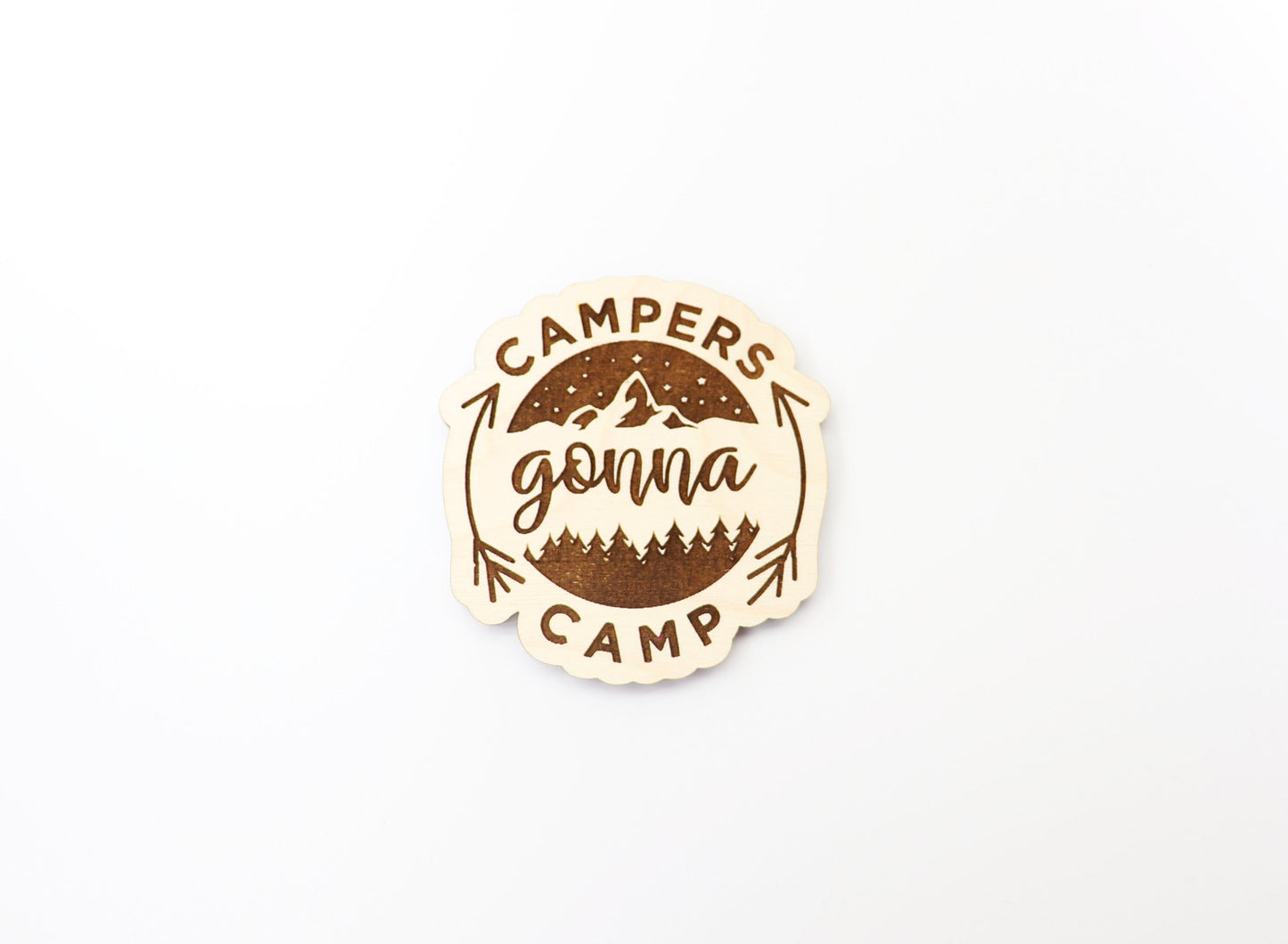 Campers gonna camp Magnet blanks, DIY magnet, wood blanks