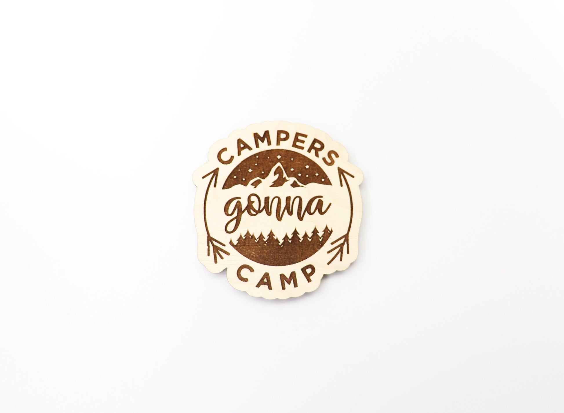 Campers gonna camp Magnet blanks, DIY magnet, wood blanks