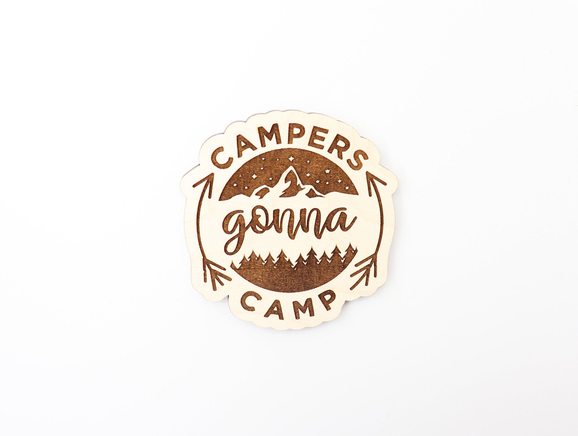 Campers gonna camp Magnet blanks, DIY magnet, wood blanks