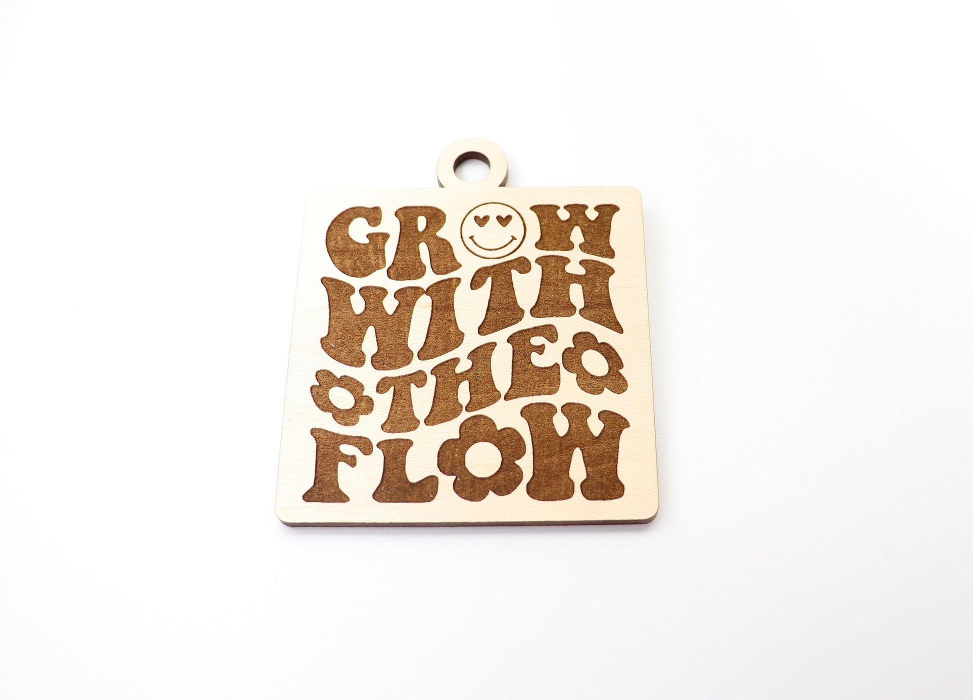 Grow charm blank, wood blanks, wood cutouts