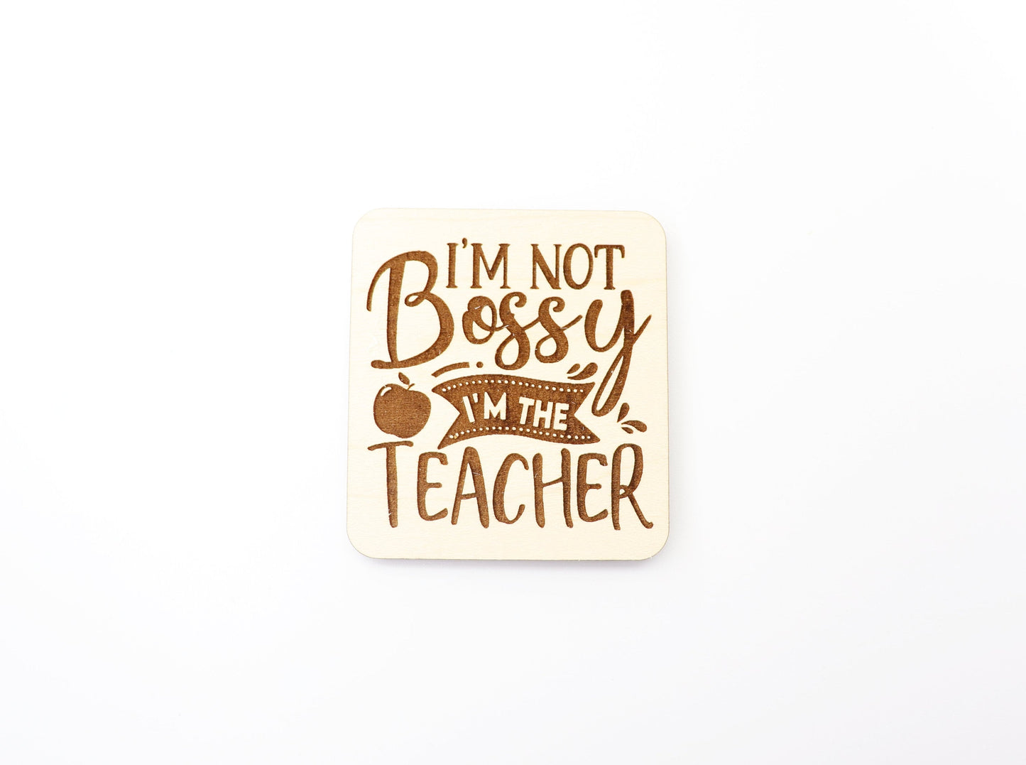 Teacher Magnet blanks, DIY magnet, wood blanks