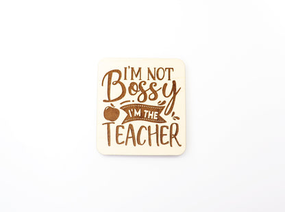 Teacher Magnet blanks, DIY magnet, wood blanks