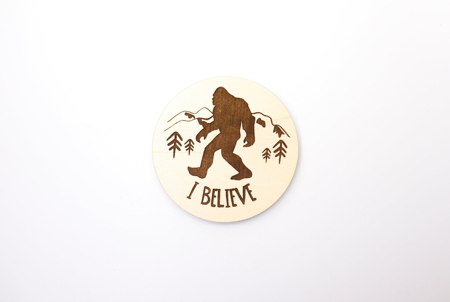 Bigfoot Magnet blanks, DIY magnet, wood blanks