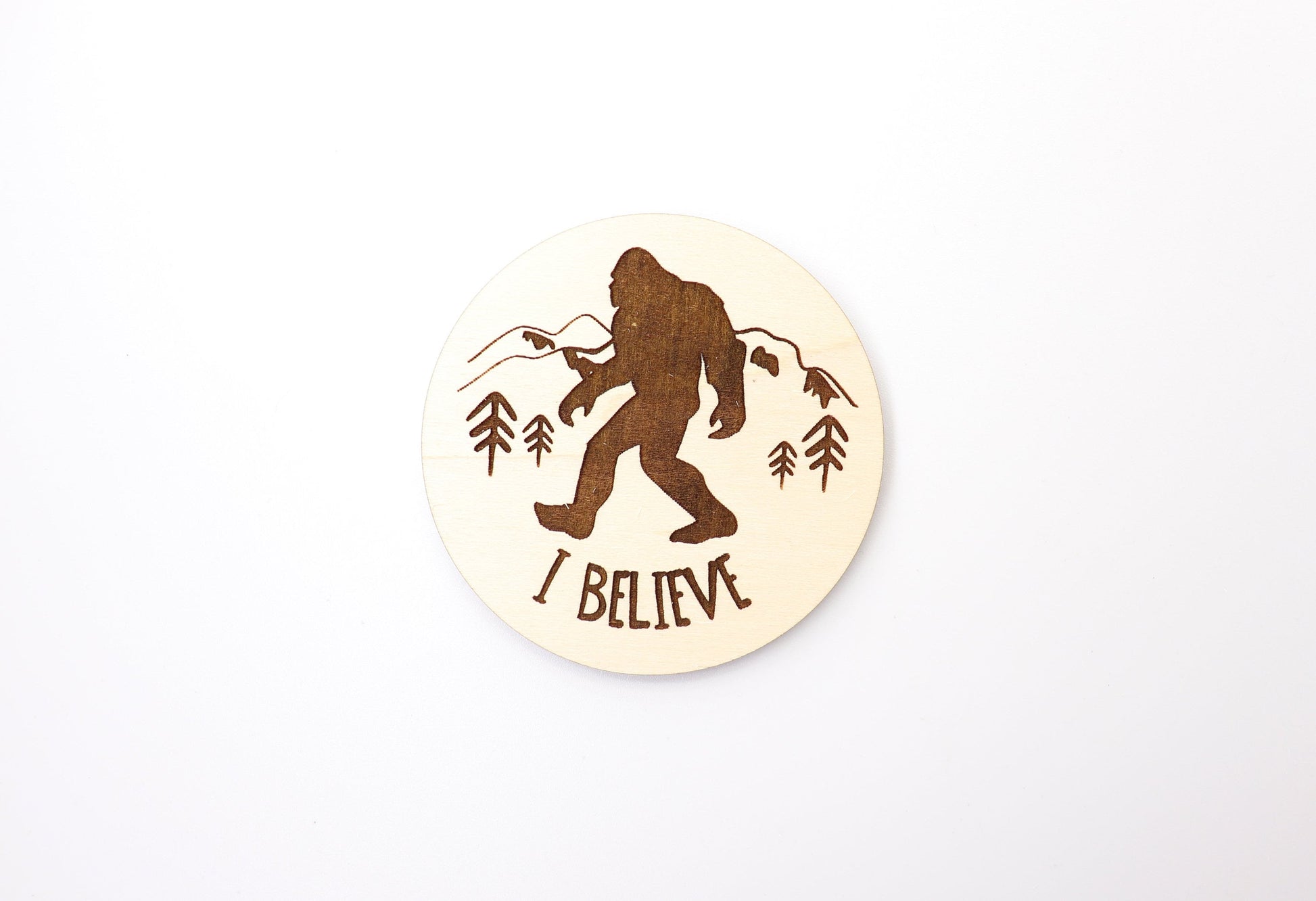 Bigfoot Magnet blanks, DIY magnet, wood blanks