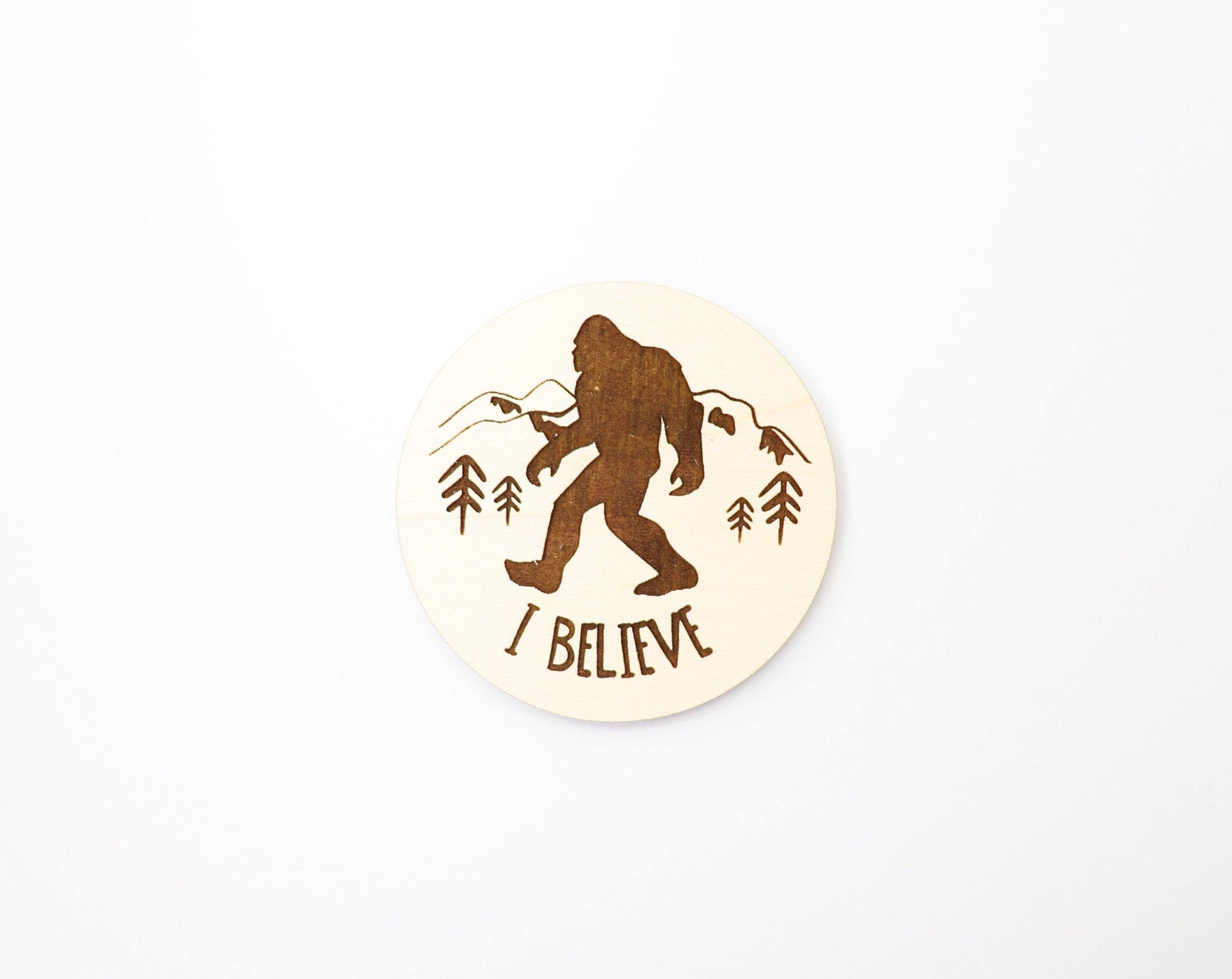 Bigfoot Magnet blanks, DIY magnet, wood blanks