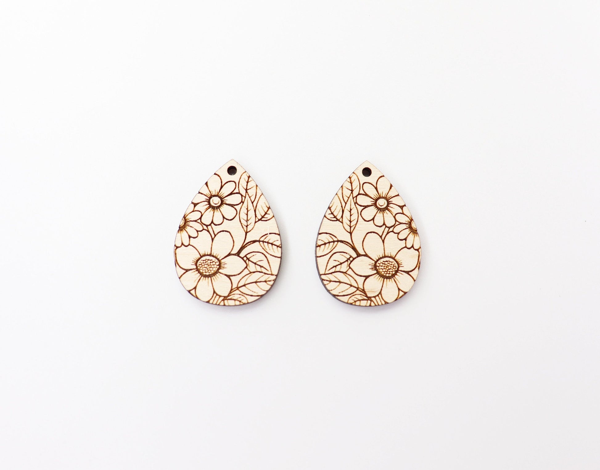 Floral earring blanks, DIY earrings, earring blanks