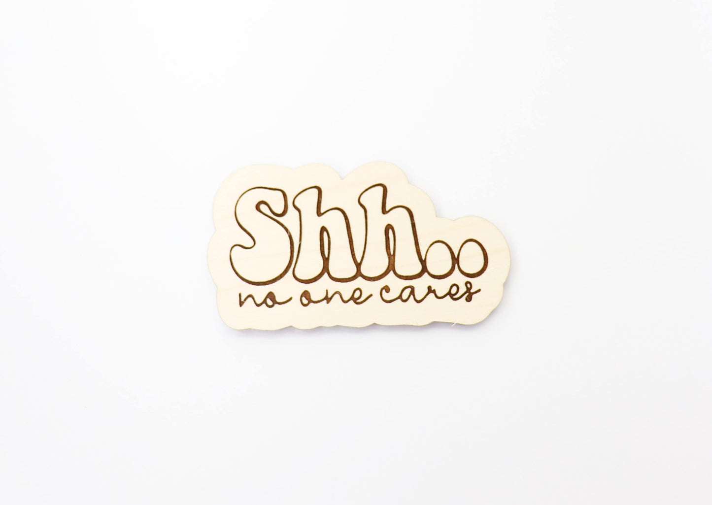 Shh Magnet blanks, DIY magnet, wood blanks