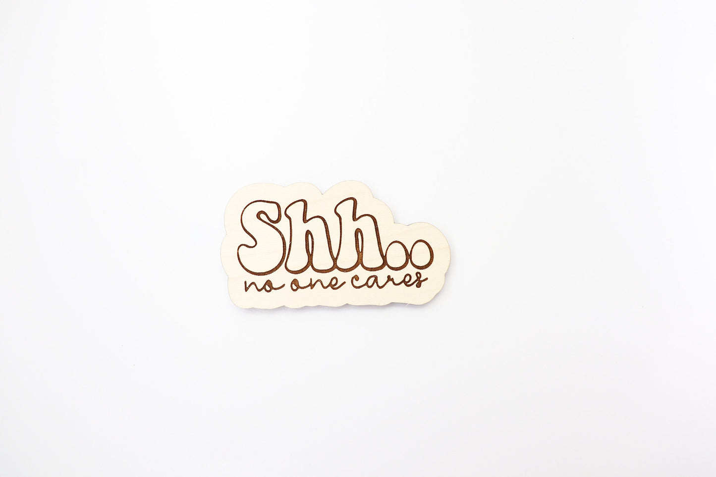 Shh Magnet blanks, DIY magnet, wood blanks