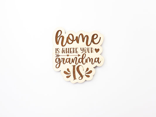 Grandma Magnet blanks, DIY magnet, wood blanks