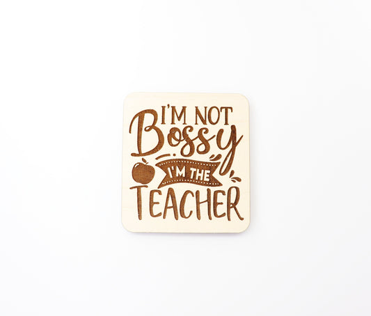 Teacher Magnet blanks, DIY magnet, wood blanks